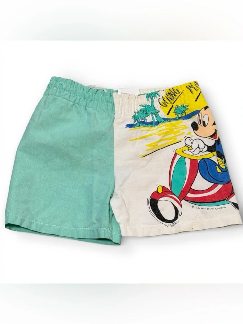 Vintage Walt Disney Mickey kids swim trunks boys baby toddler 2T - Picture 1 of 7